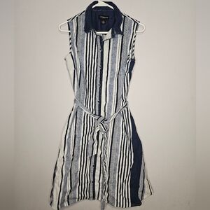 Liz Claiborne Linen And Cotton Shirt Dress